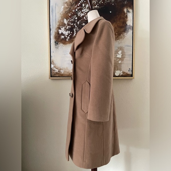 Rare Vintage double breasted 100% camel hair wool peacoat size 40 M LVC~ - Picture 7 of 14